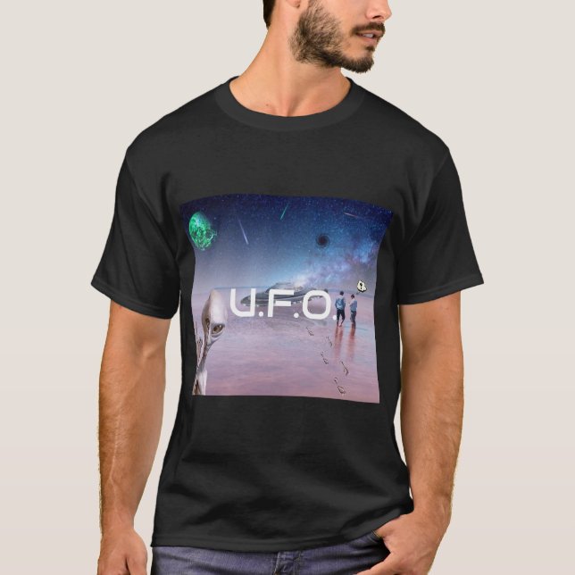 T-shirt lié à l'espace (Devant)