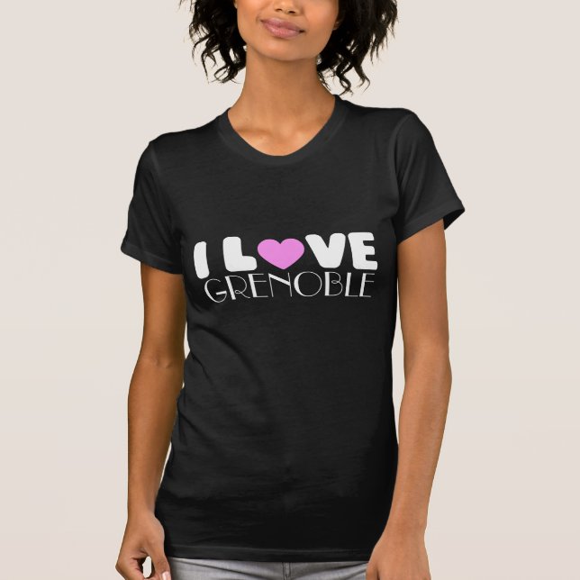 T - Shirt Liebe I Grenobles | (Vorderseite)