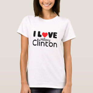 T - Shirt Liebe I Hillary Clinton