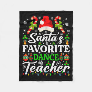 T-Shirt Lieblings-Tanzlehrer des Weihnachtsmanns L Fleecedecke