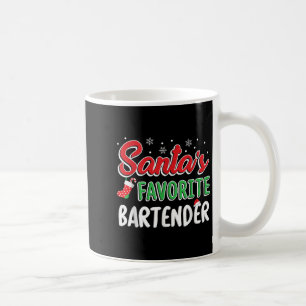 T-Shirt Lieblingsbarkeeper des Weihnachtsmanns Süß Kaffeetasse
