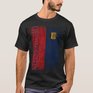 T-shirt Liechtenstein Drapeau Cadeaux Femmes Hommes Enfant