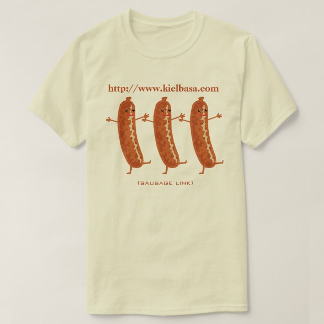 T-shirt Lien de saucisse (Design devant)