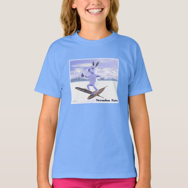 T-shirt Lièvre de raquette (Devant)
