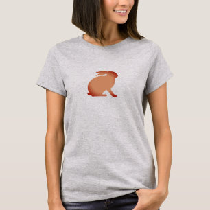 T-shirt lièvre lapin Brown