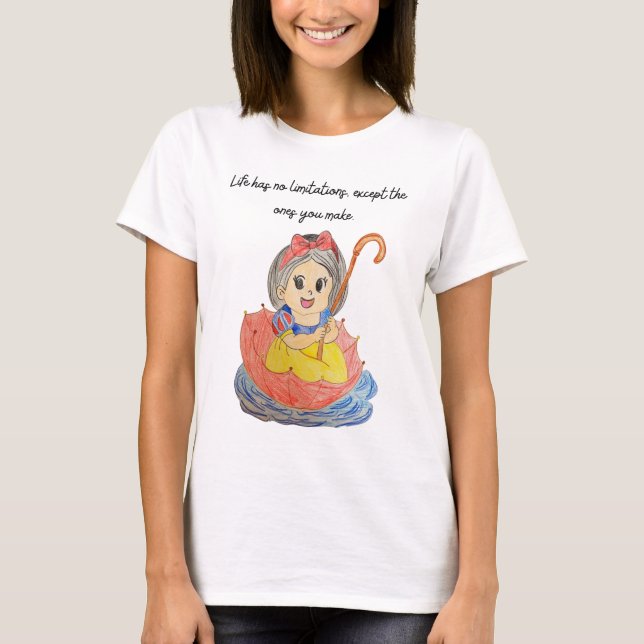 T-shirt Life has no limitations, except the ones you make. (Devant)