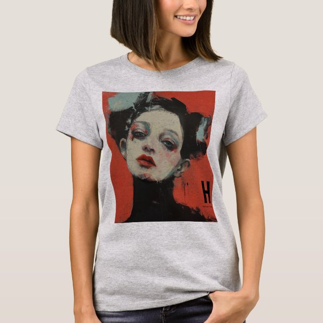 T - Shirt "LIFE IS ART" von HATARI SANA (Vorderseite)