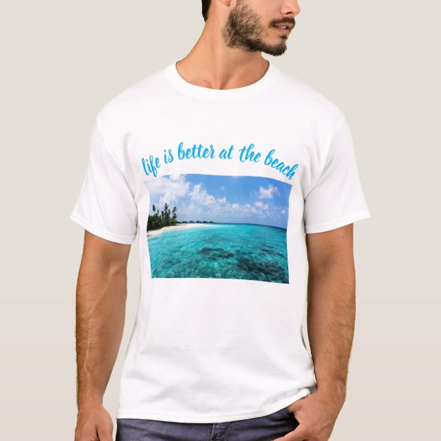 T-shirt life is better at the beach (Devant)