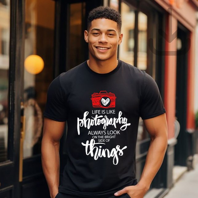 T-shirt Life is Like Photography (Créateur téléchargé)