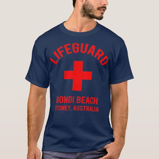 T-shirt Lifeguard Bondi Beach Sydney Australia Beach (Devant)