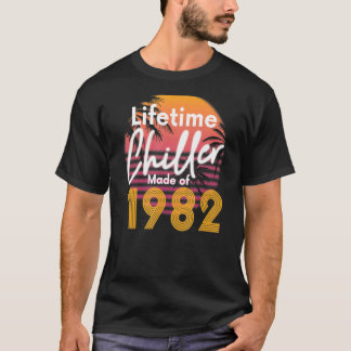 T-shirt Lifetime Chiller 1982 I Fabriqué De 1982 I 40th Bi