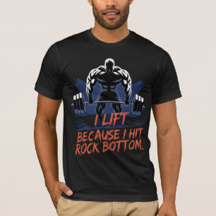 T-shirt LIFT GYM PONDÉRANT Inspirationnel Motivationnel