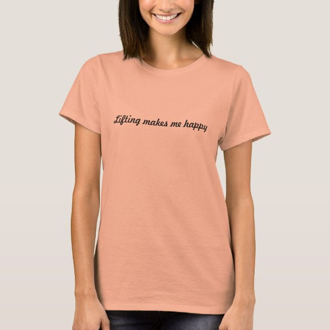 T-shirt Lifting me rend heureux (Devant)