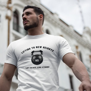 T-shirt Lifting to New Heights Lift Lourd Live Strong