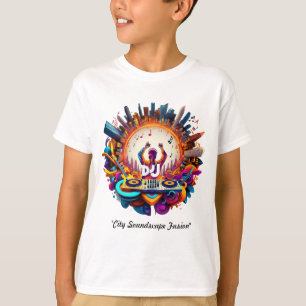 T-shirt "Light Arrière - plan Music Art"