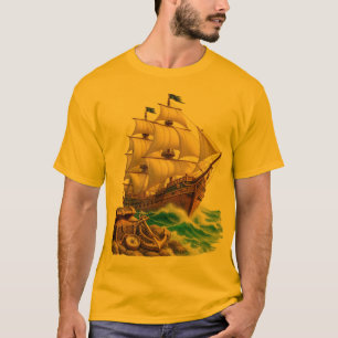 T-shirt Light Pirate Adventure Ship