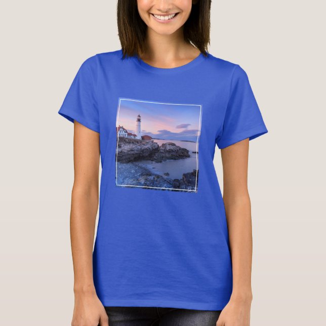 T-shirt Lighthouses | Cape Elizabeth, Maine (Devant)