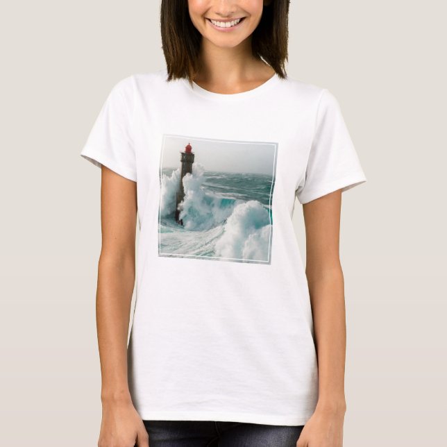 T-shirt Lighthouses | Jument Lighthouse Ouessant France (Devant)