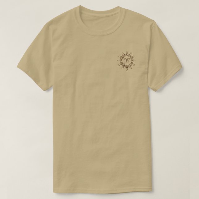 T-shirt Ligne à vapeur du chemin de fer Panama (Design devant)