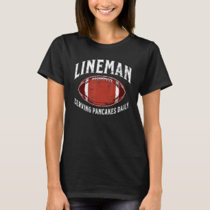 T-shirt Ligne aérien servant des crêpes quotidiennement b