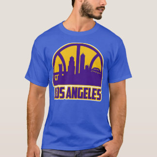 T-shirt Ligne aérienne de basket-ball de Los Angeles