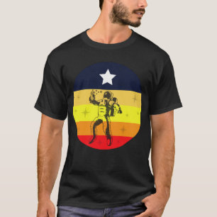T-shirt Ligne aérienne de l'astronaute de Houston Space Ci