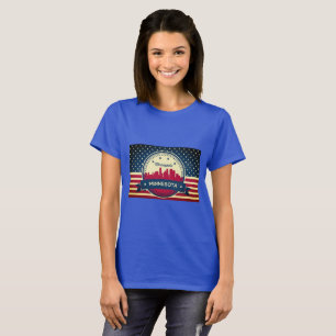 T-shirt Ligne aérienne de Minneapolis