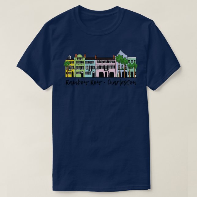 T-shirt Ligne arc-en-ciel (Design devant)