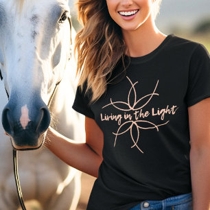 T-shirt Ligne Art Script Typographie Vêtements chrétiens