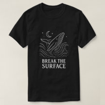 Ligne artistique baleine lumineuse Océan Puissance