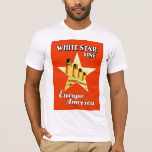 T-shirt Ligne blanche d'étoile