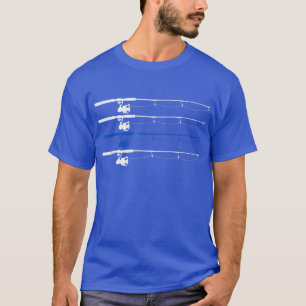 T-shirt Ligne Bleue fine Pêche Bague Police Police Applica