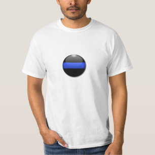 T-shirt Ligne bleue mince