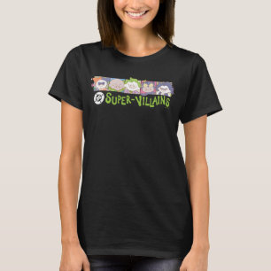 T-shirt Ligne Cartoon des Super-Vilains de DC