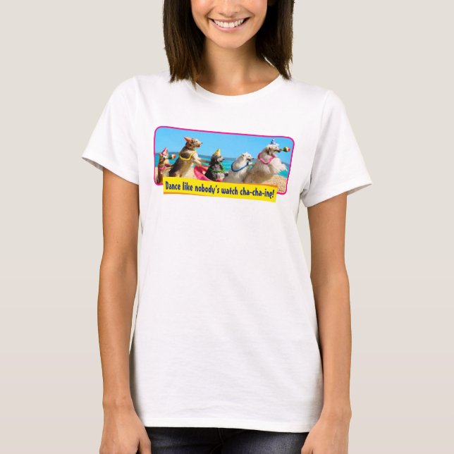 T-shirt Ligne Conga pour la fête des chiens (Devant)