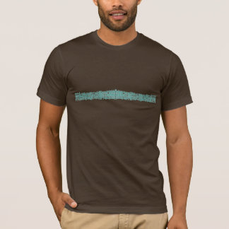 T-shirt Ligne D d'habillement de griffonnage de Galvanek