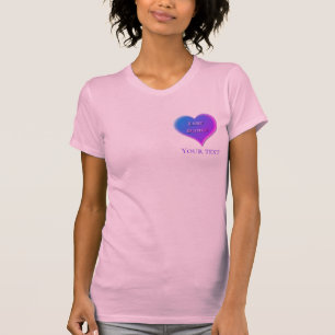 T-shirt Ligne danse amour coeur