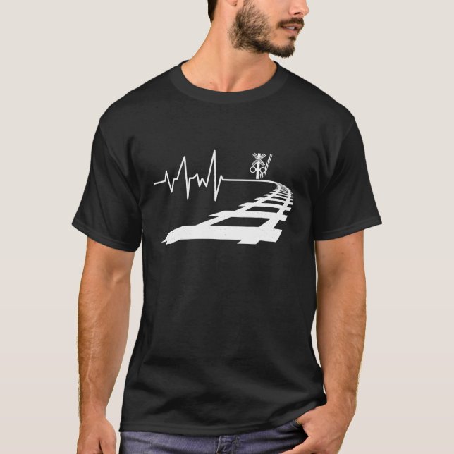 T-shirt ligne de chemin de fer Trains Cadeau pour rail (Devant)