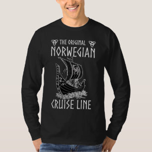 T-shirt Ligne de croisière norvégienne d'origine - Voyage 