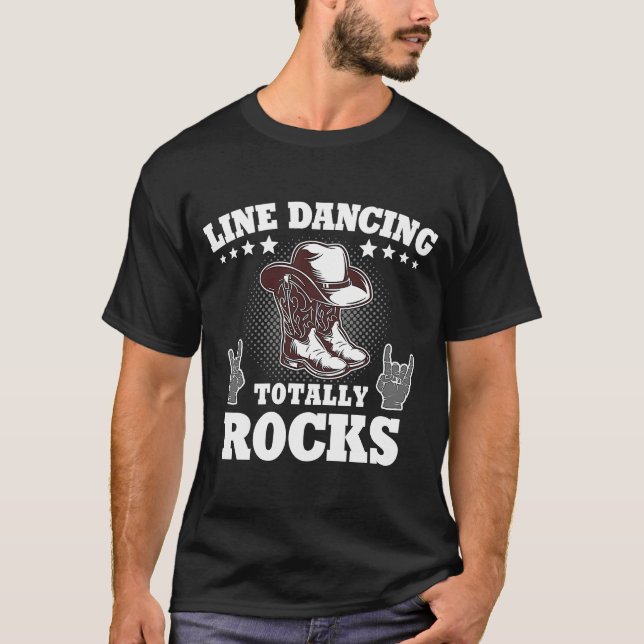 T-shirt Ligne de danse Danse Ligne de danse 1 (Devant)