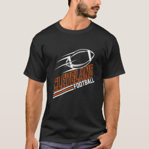 T-shirt Ligne de football Cleveland