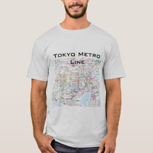 T-shirt Ligne de métro de Tokyo