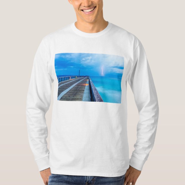 T-shirt Ligne de Navarre Beach (Devant)