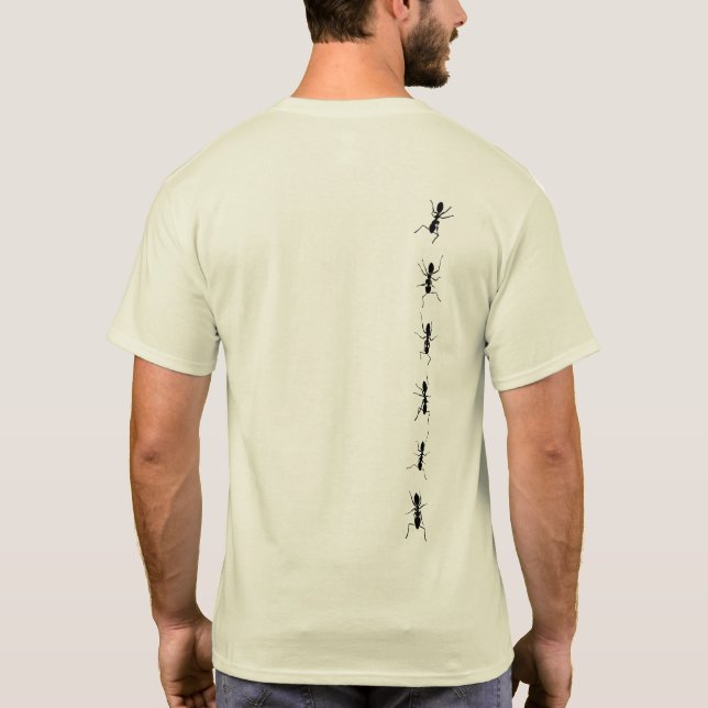 T-shirt Ligne des fourmis (Dos)