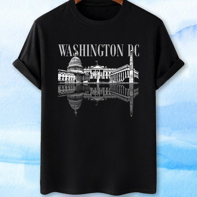T-shirt Ligne d'horizon de Washington Dc (Créateur téléchargé)