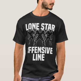 T-SHIRT LIGNE OFFENSIVE LONE STAR - FOOTBALL DE DALLAS