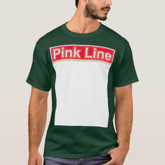 T-shirt Ligne rose