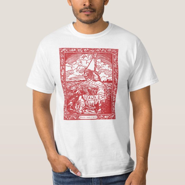 T-shirt Ligne rouge Parlez nous à boire (Devant)