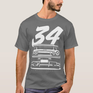 T-shirt Ligne Skyline R34 GTR 3
