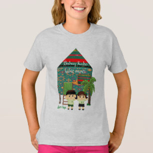 T-shirt Ligne "tayo de Hugot de Laro", Bahay Kubo,